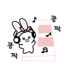 Pianist rabbit（個別スタンプ：22）