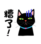 Black Cat Orange 02 Be Myself（個別スタンプ：23）