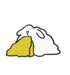 Click and get cute rabbit（個別スタンプ：32）