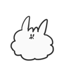 Click and get cute rabbit（個別スタンプ：35）