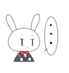 うさぎたちの韓国語ドラマスタンプ（個別スタンプ：12）