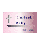 名刺風日常会話『Molly』専用（個別スタンプ：19）