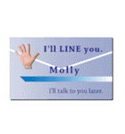 名刺風日常会話『Molly』専用（個別スタンプ：29）