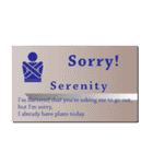 名刺風日常会話『Serenity』専用（個別スタンプ：8）