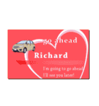 名刺風日常会話『Richard』専用（個別スタンプ：28）