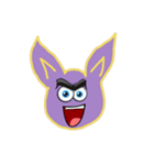 Emoticon Purple Lynx（個別スタンプ：3）