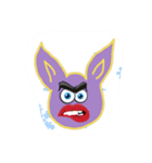 Emoticon Purple Lynx（個別スタンプ：4）