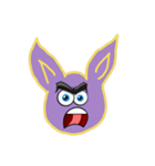 Emoticon Purple Lynx（個別スタンプ：6）