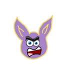 Emoticon Purple Lynx（個別スタンプ：8）