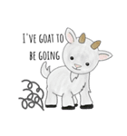 Punny Goat（個別スタンプ：1）