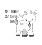 Punny Goat（個別スタンプ：4）