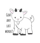 Punny Goat（個別スタンプ：10）