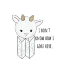 Punny Goat（個別スタンプ：11）