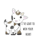 Punny Goat（個別スタンプ：13）