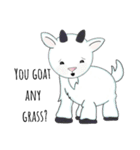 Punny Goat（個別スタンプ：16）