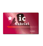 名刺風日常会話『Gabriel』専用（個別スタンプ：9）