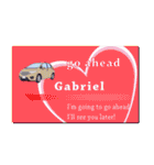 名刺風日常会話『Gabriel』専用（個別スタンプ：28）