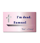 名刺風日常会話『Samuel』専用（個別スタンプ：19）