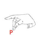 Sign Language by fingers part 2（個別スタンプ：7）