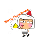 Hamaru^..^！Merry Christmas.（個別スタンプ：3）