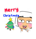 Hamaru^..^！Merry Christmas.（個別スタンプ：9）