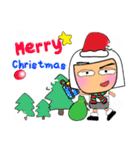 Hamaru^..^！Merry Christmas.（個別スタンプ：12）