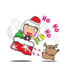 Hamaru^..^！Merry Christmas.（個別スタンプ：36）