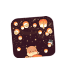 Shiba dogs wish you have a nice year .（個別スタンプ：8）