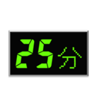 時間スタンプpart8(23:20〜24:00)（個別スタンプ：25）