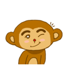 Thick eyebrow monkey bro（個別スタンプ：29）