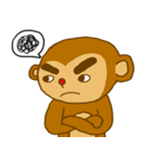 Thick eyebrow monkey bro（個別スタンプ：32）