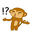 Thick eyebrow monkey bro（個別スタンプ：36）