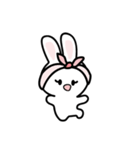 A cute little rabbit（個別スタンプ：1）