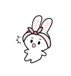 A cute little rabbit（個別スタンプ：11）