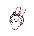 A cute little rabbit（個別スタンプ：14）