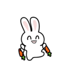 A cute little rabbit（個別スタンプ：22）