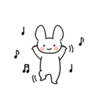 The white rabbit is cute（個別スタンプ：2）