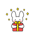 The white rabbit is cute（個別スタンプ：19）