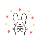 The white rabbit is cute（個別スタンプ：30）