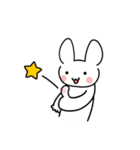 The white rabbit is cute（個別スタンプ：31）