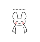 The white rabbit is cute（個別スタンプ：37）