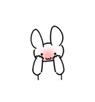 The white rabbit is cute（個別スタンプ：39）