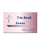 名刺風日常会話『Isaac』専用（個別スタンプ：19）