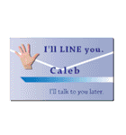 名刺風日常会話『Caleb』専用（個別スタンプ：29）