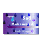 名刺風日常会話『Muhammad』専用（個別スタンプ：24）