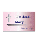 名刺風日常会話『Mary』専用（個別スタンプ：19）