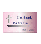 名刺風日常会話『Patricia』専用（個別スタンプ：19）