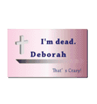 名刺風日常会話『Deborah』専用（個別スタンプ：19）