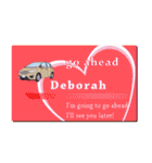 名刺風日常会話『Deborah』専用（個別スタンプ：28）