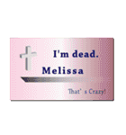 名刺風日常会話『Melissa』専用（個別スタンプ：19）